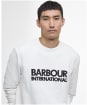 Men's Barbour International Jason Technique Crew Sweat - Whisper White