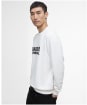Men's Barbour International Jason Technique Crew Sweat - Whisper White
