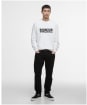 Men's Barbour International Jason Technique Crew Sweat - Whisper White