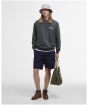 Men's Barbour Bulford Relaxed Fit Crew Sweatshirt - Gunmetal