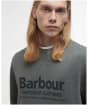 Men's Barbour Larkhill Crew Neck Sweatshirt - Light Sage