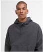 Men's Barbour Yalding Hooded Sweatshirt - Charcoal Marl