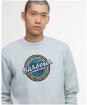 Men's Barbour International Carlisle Graphic Sweatshirt - Grey Marl