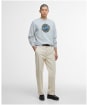 Men's Barbour International Carlisle Graphic Sweatshirt - Grey Marl