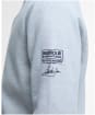 Men's Barbour International Steve McQueen Rickman Sweatshirt - Grey Marl