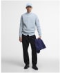 Men's Barbour International Steve McQueen Rickman Sweatshirt - Grey Marl