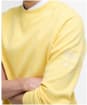 Men's Barbour International Steve McQueen Rickman Sweatshirt - Sunbleached Yellow
