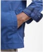 Men's Barbour Glendale Zip Through Cotton Overshirt - Oceana