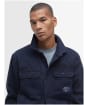 Men's Barbour Bidlam Cotton Overshirt - Navy