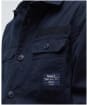 Men's Barbour Bidlam Cotton Overshirt - Navy
