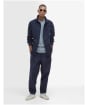 Men's Barbour Bidlam Cotton Overshirt - Navy