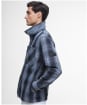 Men's Barbour International Arne Checked Overshirt - Black