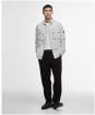 Men's Barbour International Kenneth Garment Dye Overshirt - Mist