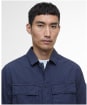 Men's Barbour International Kenneth Garment Dye Overshirt - Navy