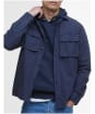 Men's Barbour International Kenneth Garment Dye Overshirt - Navy