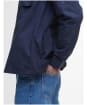 Men's Barbour International Kenneth Garment Dye Overshirt - Navy