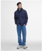 Men's Barbour International Kenneth Garment Dye Overshirt - Navy