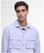 Men's Barbour International Kenneth Garment Dye Overshirt - Thistle