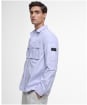 Men's Barbour International Kenneth Garment Dye Overshirt - Thistle