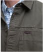 Men's Barbour Lingfield Canvas Overshirt - Fern