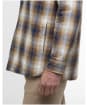 Men's Barbour Sandside Checked Overshirt - Navy