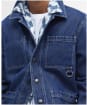 Men's Barbour Denim Grindle Overshirt - Indigo
