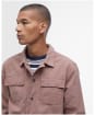 Men's Barbour Grindle Cargo Relaxed Overshirt - WASHED HEATHER