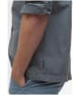 Men's Barbour Callercove Seersucker Overshirt - Vintage Teal