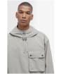 Men's Barbour Durham Hooded Overshirt - Concrete