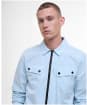 Men's Barbour International Hayden Overshirt - Ice Water