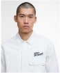 Men's Barbour International Morand Garment Dyed Overshirt - Whisper White