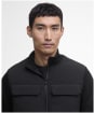 Men's Barbour International Ethan Funnel Neck Quilted Sweat - Black