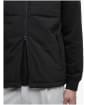 Men's Barbour International Ethan Funnel Neck Quilted Sweat - Black