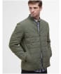 Men's Barbour Elmstone Quilted Jacket - Uniform Green