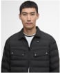 Men's Barbour International Welded Ariel Shirt Quilted Jacket - Black