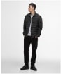 Men's Barbour International Welded Ariel Shirt Quilted Jacket - Black