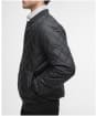 Men's Barbour International Harfell Quilted Jacket - Black
