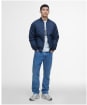 Men's Barbour International Harfell Quilted Jacket - Navy