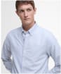 Men's Barbour Striped Oxtown Tailored Shirt - Navy