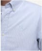 Men's Barbour Striped Oxtown Tailored Shirt - Navy