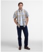 Men's Barbour Hartley Regular Short Sleeve Shirt - Ochre