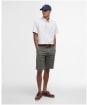 Men's Barbour Oxtown Short Sleeve Tailored Shirt - Oatmeal