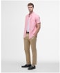 Men's Barbour Oxtown Short Sleeve Tailored Shirt - Horizon Orange
