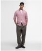 Men's Barbour Linton Tailored Shirt - Red Spice