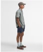 Men's Barbour Shell Short Sleeve Tailored Cotton Shirt - Olive