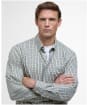 Men's Barbour Teesdale Long Sleeve Performance Shirt - Stone
