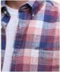 Men's Barbour Hillroad Long Sleeve Tailored Fit Cotton Shirt - Red Spice