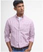 Men's Barbour Kanehill Tailored Fit Shirt - Washed Raspberry
