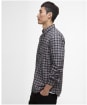 Men's Barbour International Hawks Check Oxford Shirt - Black