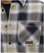 Men's Barbour International Buffalo Ombre Shirt - Bleached Olive